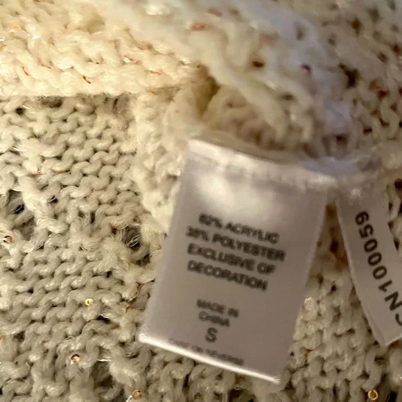 NY&CO Cream Sweater with bling - Picture 4 of 4